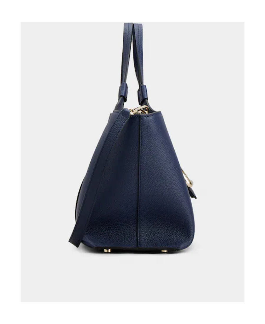 Roger Vivier Viv' Choc Shoulder Bag In Blue
