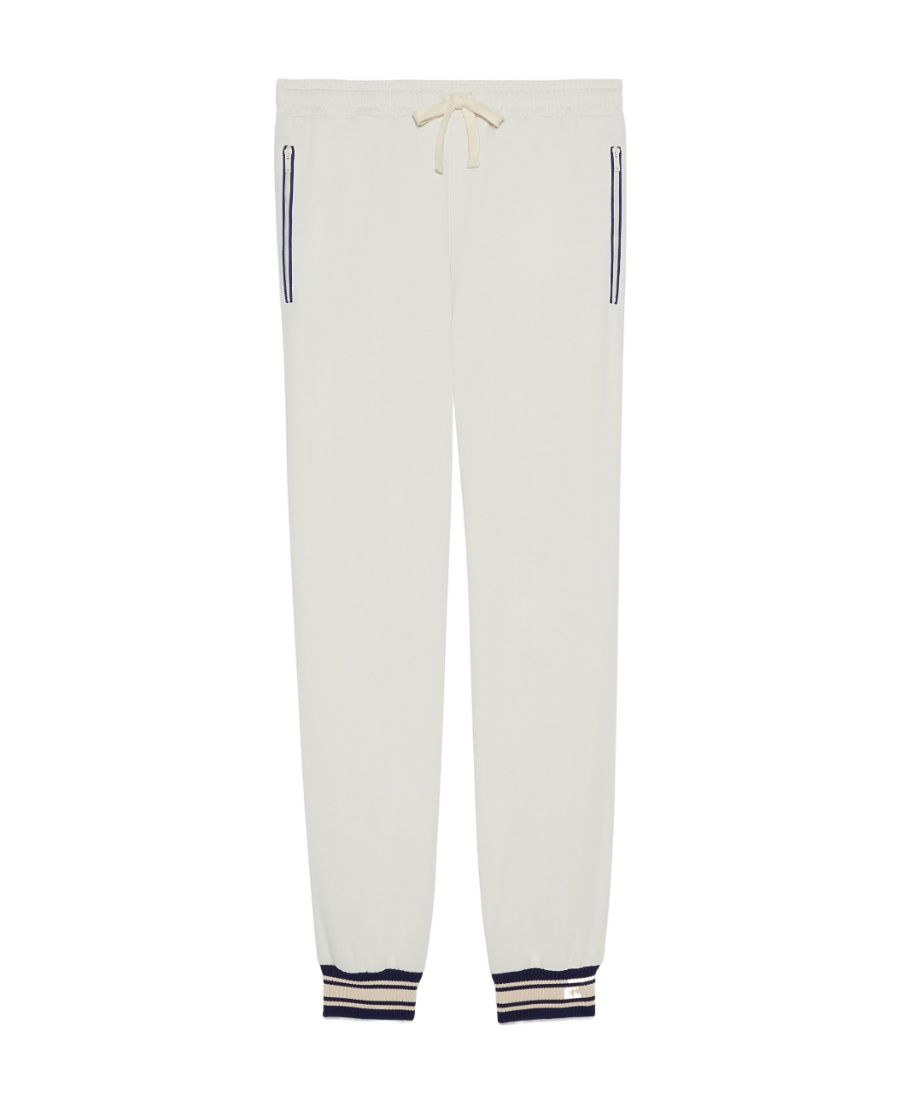 GUCCI LOGO-PATCH STRIPED-DETAILING TRACK PANTS 