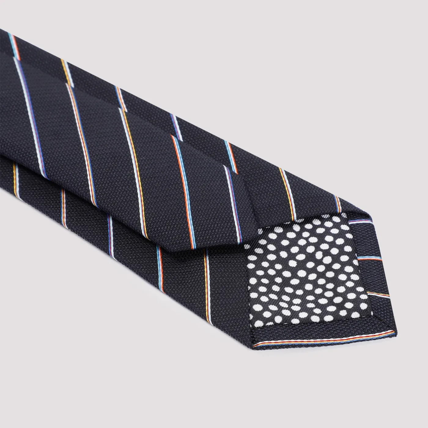 Paul Smith Men Tie Mini Multi Strap In Black