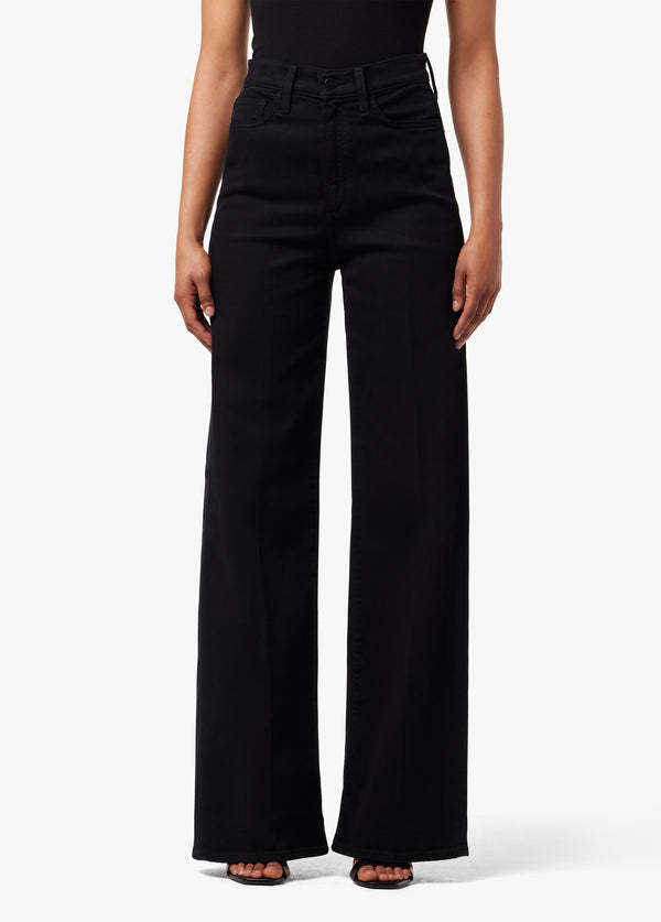 Joe's Jeans Petite High Rise Wide Leg In Black
