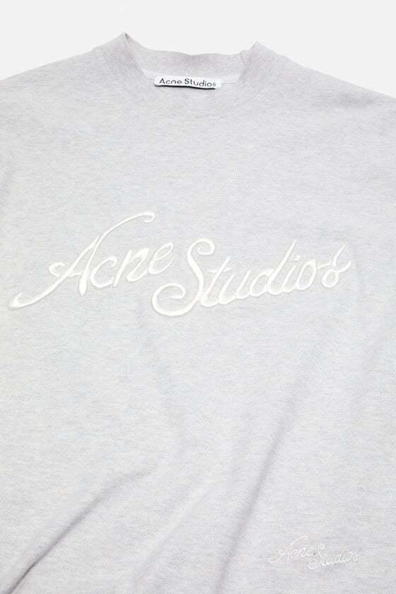 Acne Studios Exford U Pique Tourist Logo Melange