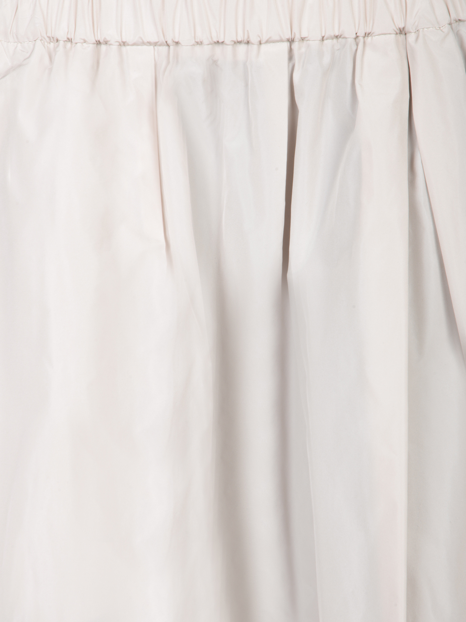 Herno Relaxed Silhouette Skirt With Subtle Sheen In White