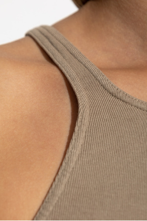 Rick Owens Drkshdw Sleeveless Vest In Brown