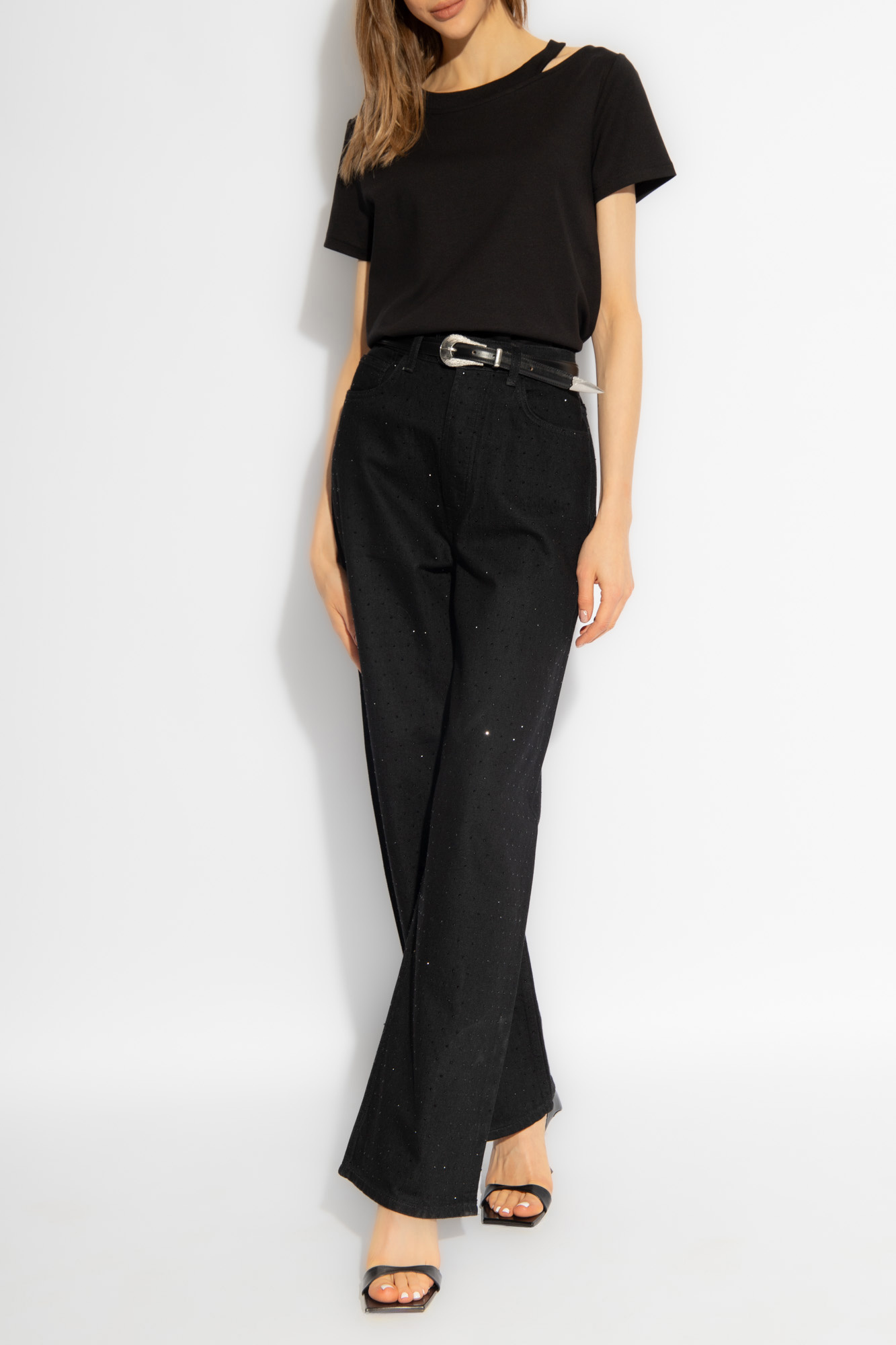 Iro Short-sleeved T-shirt In Black