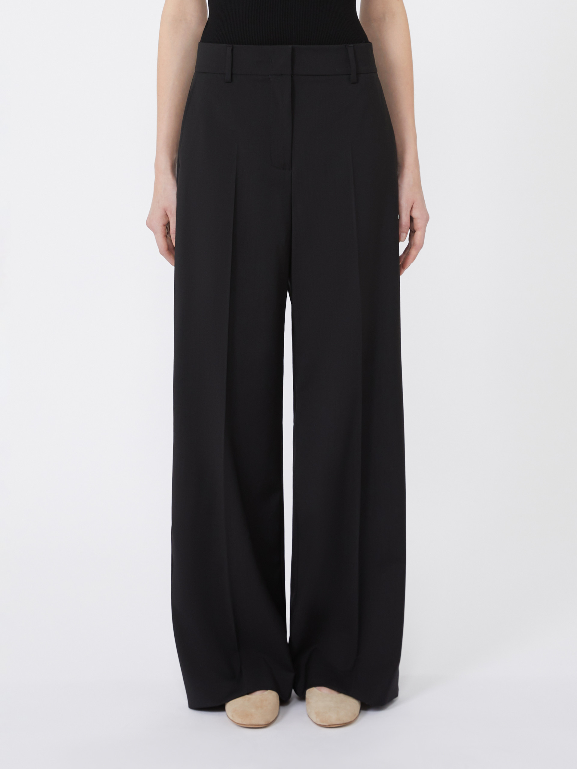 Weekend Max Mara Belt And Loop Wide-leg Pants