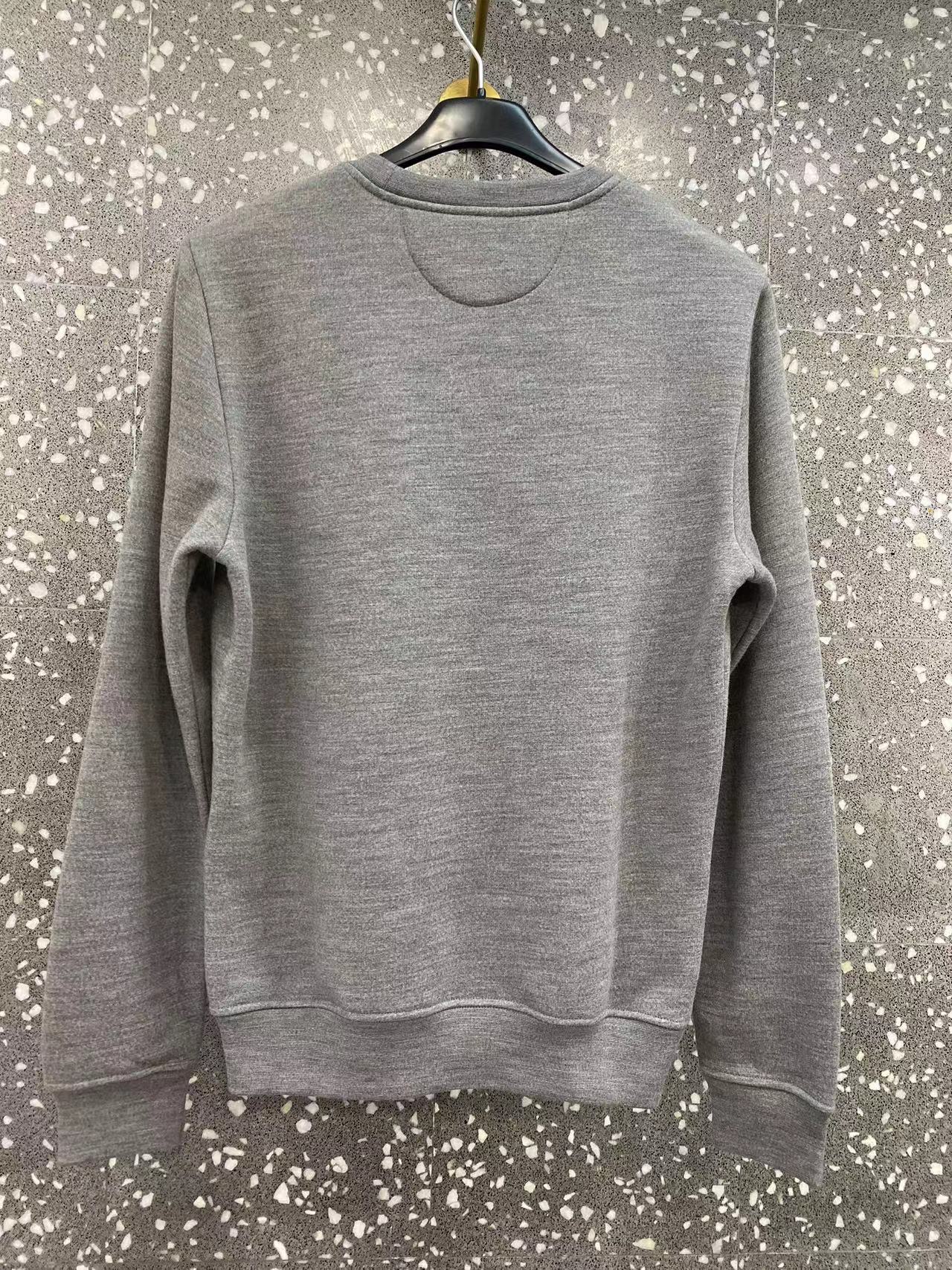 Fendi Woolen Round-necked Sweater In Gray