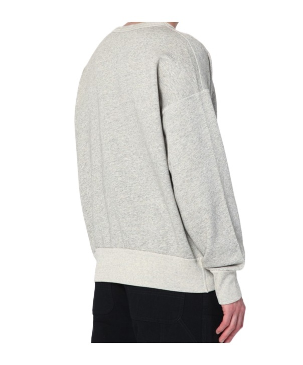 Polo Ralph Lauren Gray Loopback Sweatshirt With Graphic In Gray