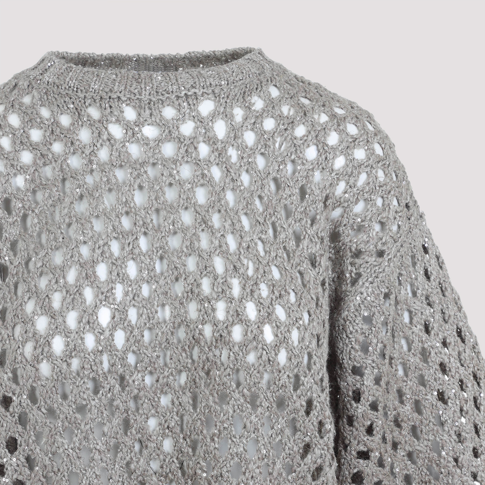 Brunello Cucinelli Women Dazzling Net Sweater