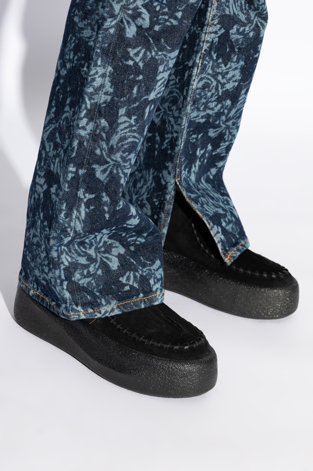 Vic Matie Sensory Platform Boots In Black