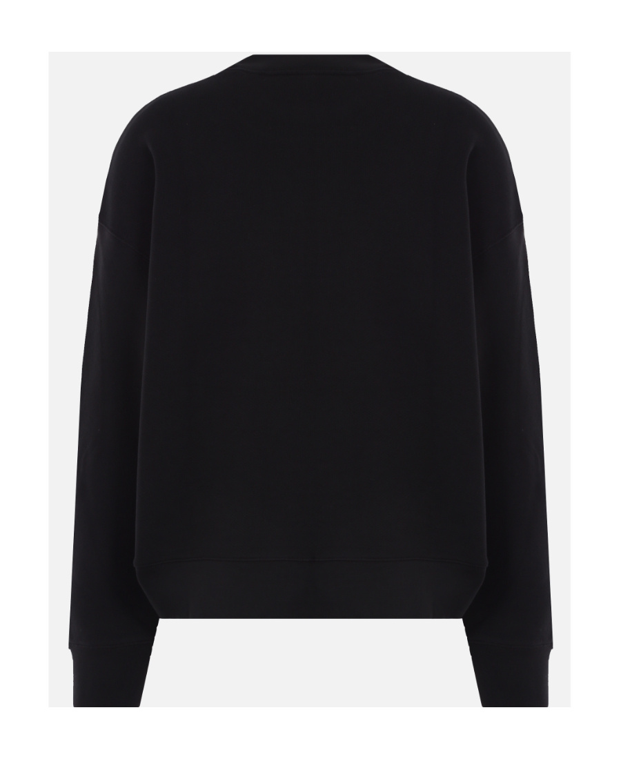 Palm Angels Sweatshirt Mit Foto-print In Black