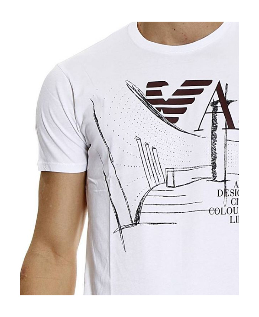 ARMANI JEANS LOGO DETAILS T-SHIRT