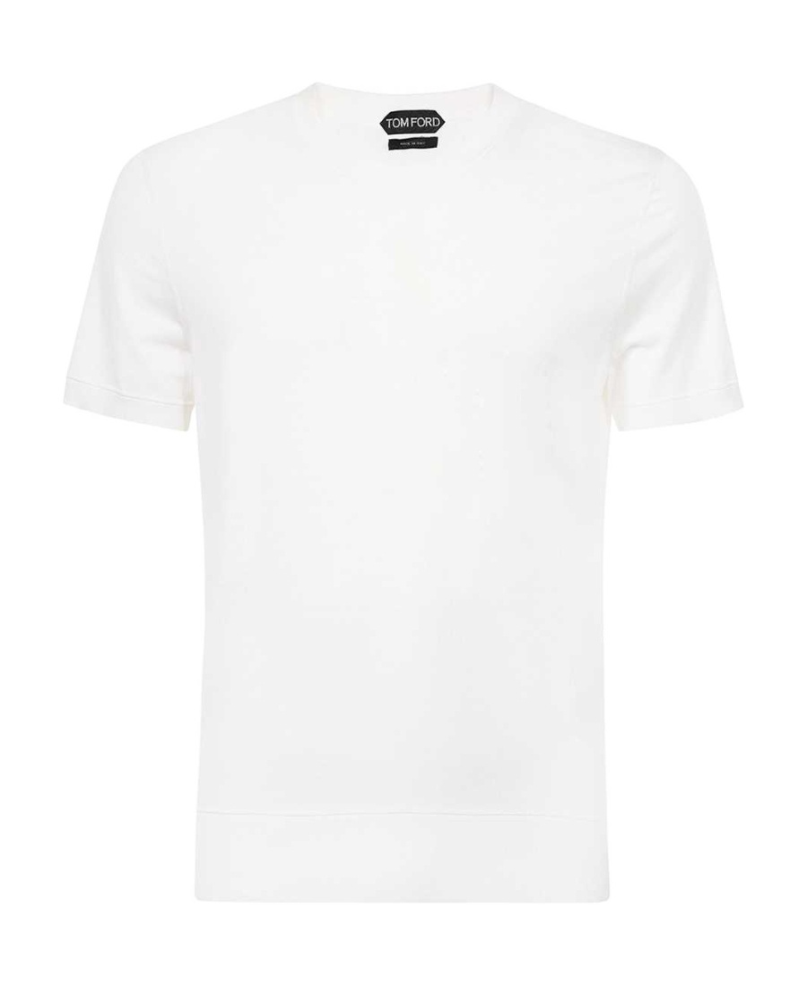 Tom Ford Logo-tag Jersey Underwear T-shirt Clothing In White