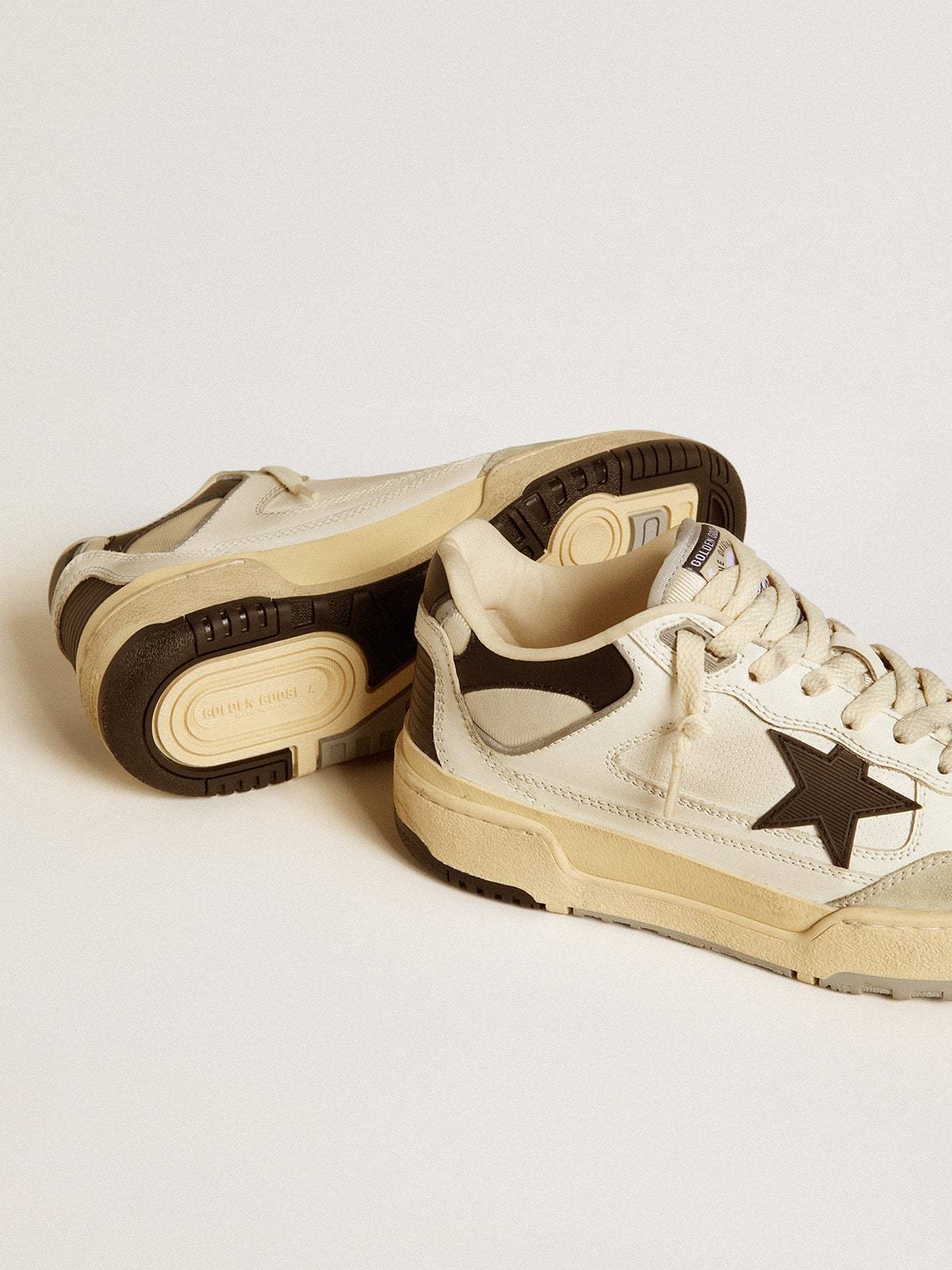 Golden Goose Forty2 Leather Upper Heel And Spur Suede Toe Rubber Star In Multi