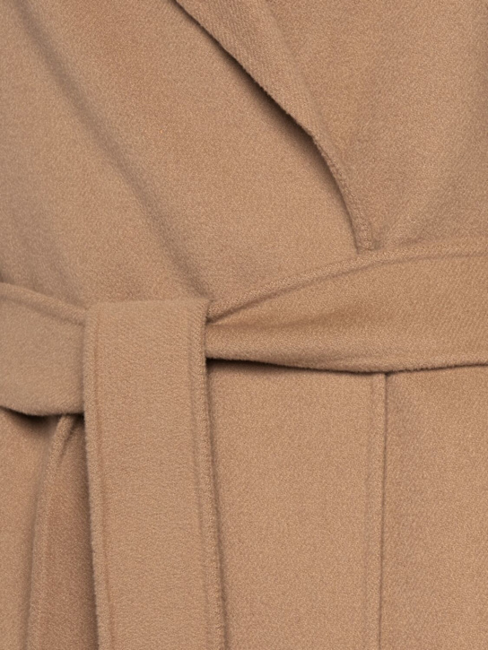 Max Mara Long-sleeved Coat In Brown