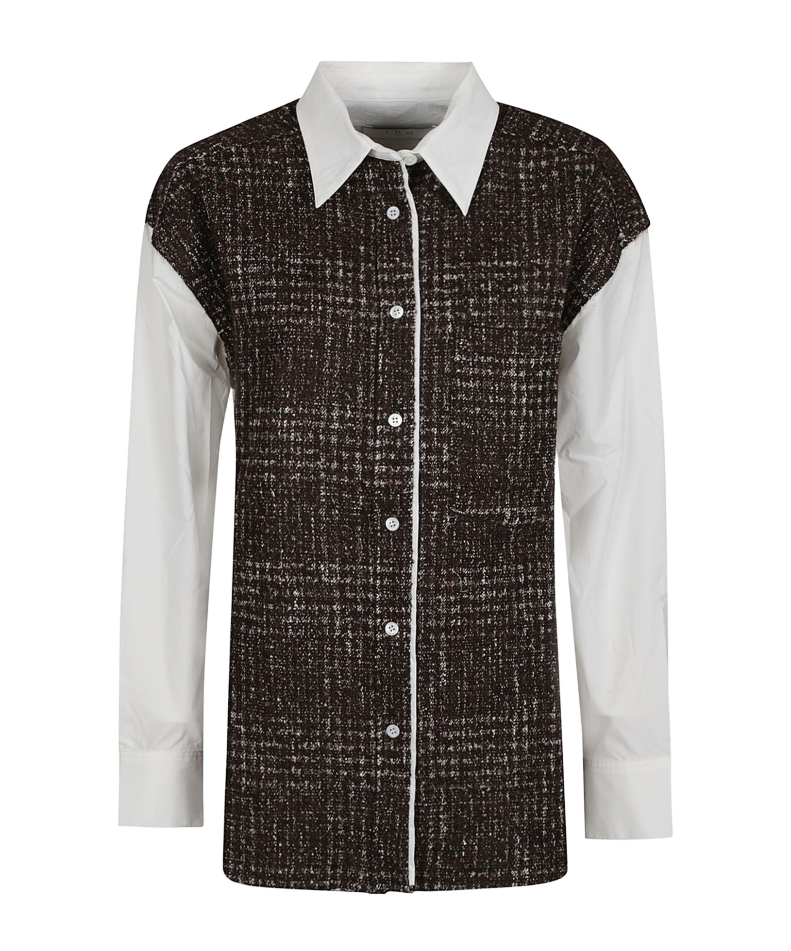 Iro Isidora Overshirt In Earthy Brown