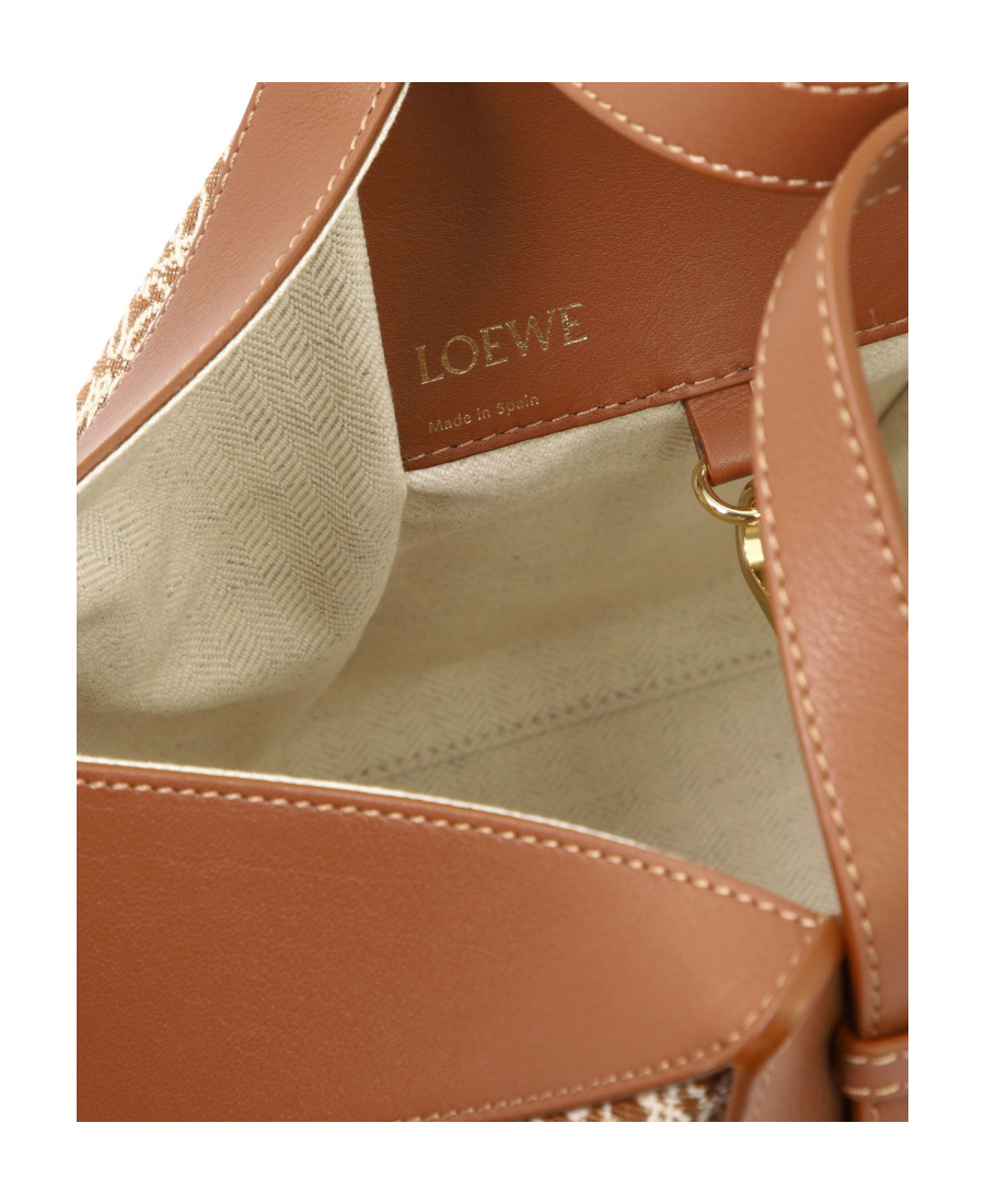 Loewe Small Hammock Shoulder Bag In Brown