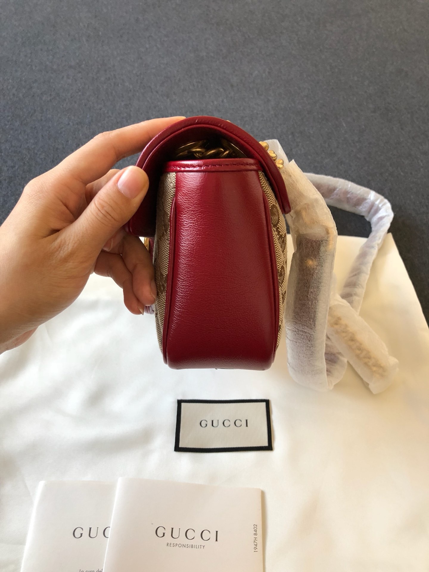 Gucci Marmont Mini Shoulder Bag In Multicolor