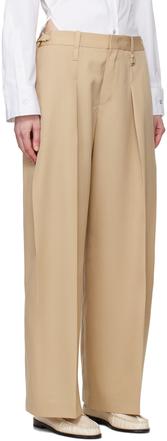 WOOYOUNGMI BELT LOOPS SLACKS
