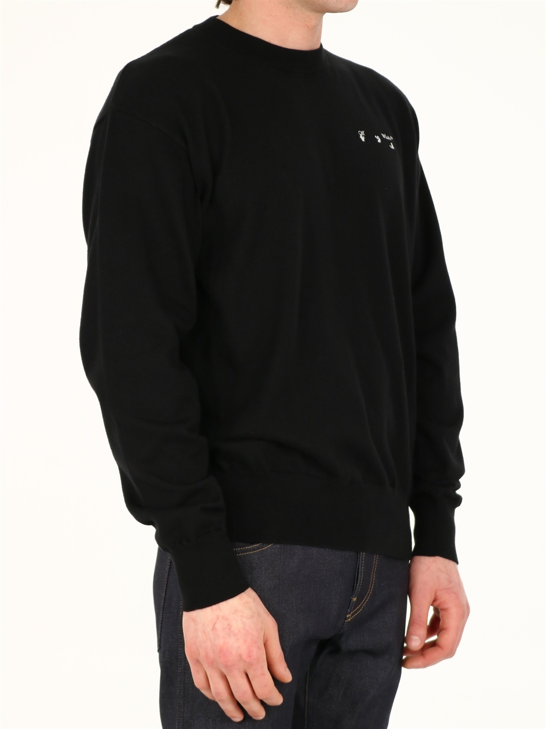 Off-white Caravaggio Graphic Sweatshirt In Black