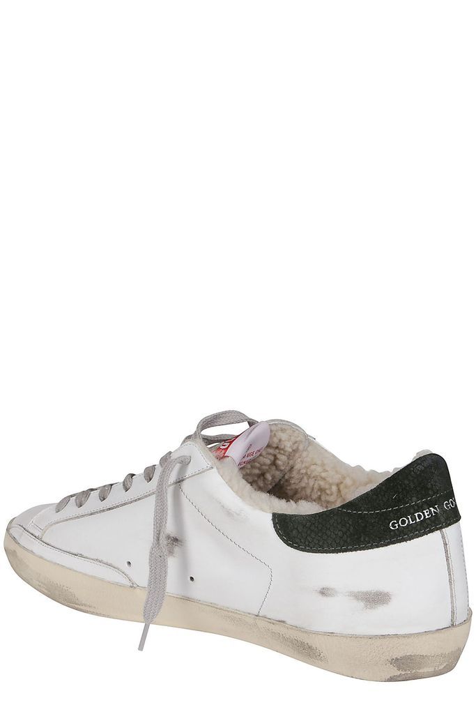 Golden Goose Super-star Low-top Sneakers In White