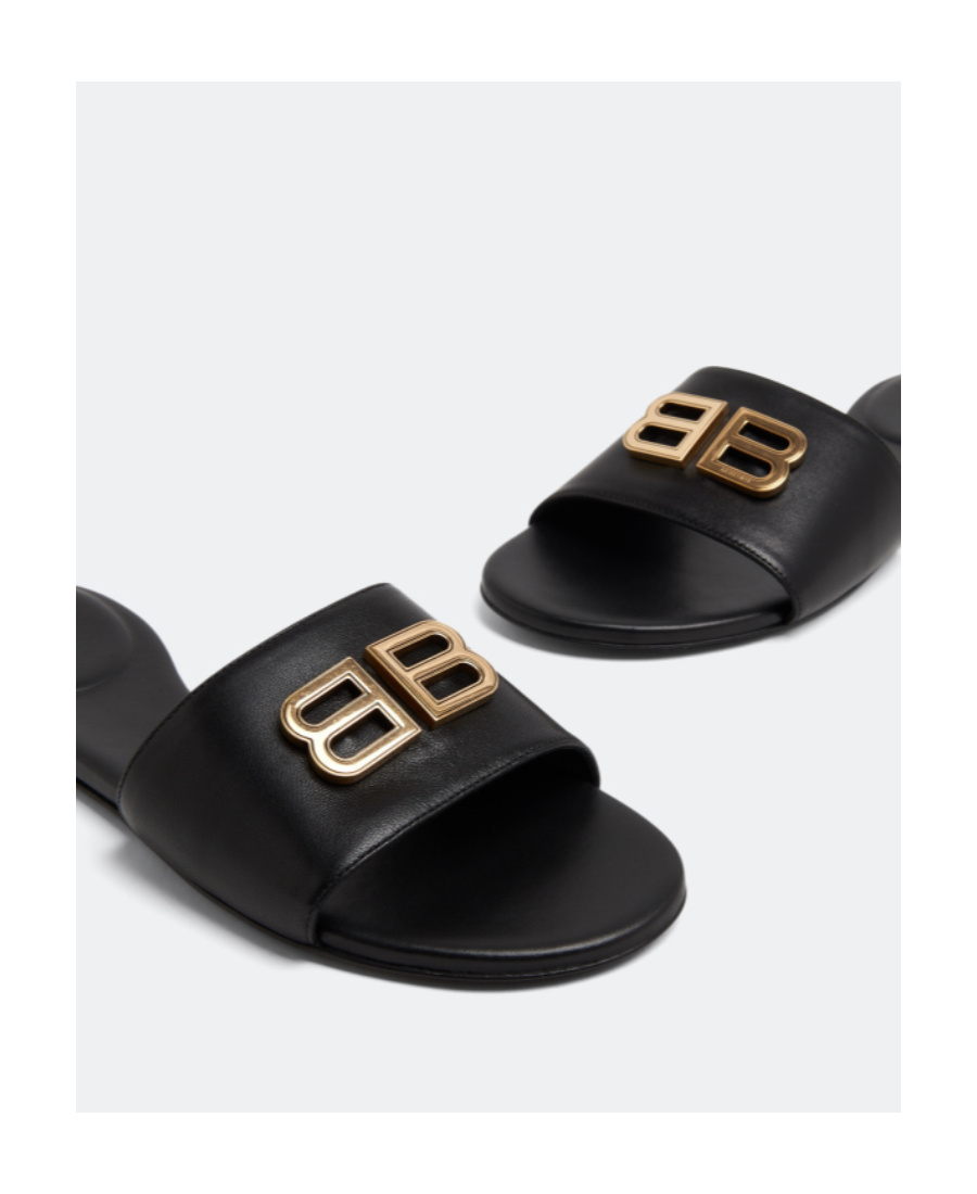 Balenciaga Women's Groupi Sandal In Black In Black