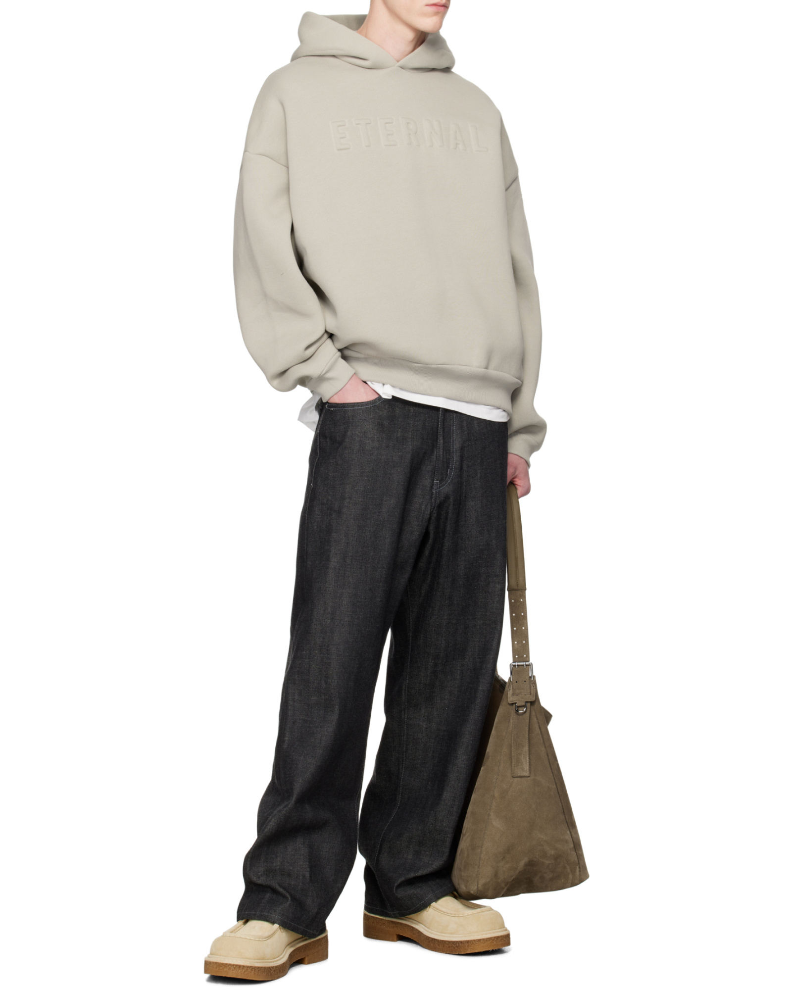 Fear Of God Long Sleeve Sweatshirt In Gray