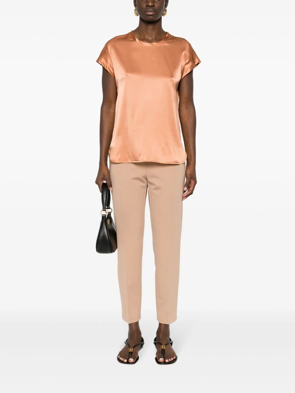 Pinko Stylish Trousers With Pockets And Loops In Nude