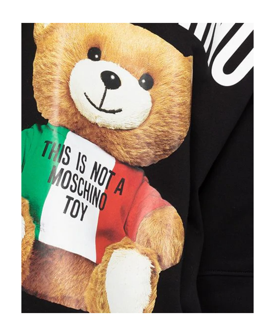 Moschino Logo-print Jumper Dress In Black