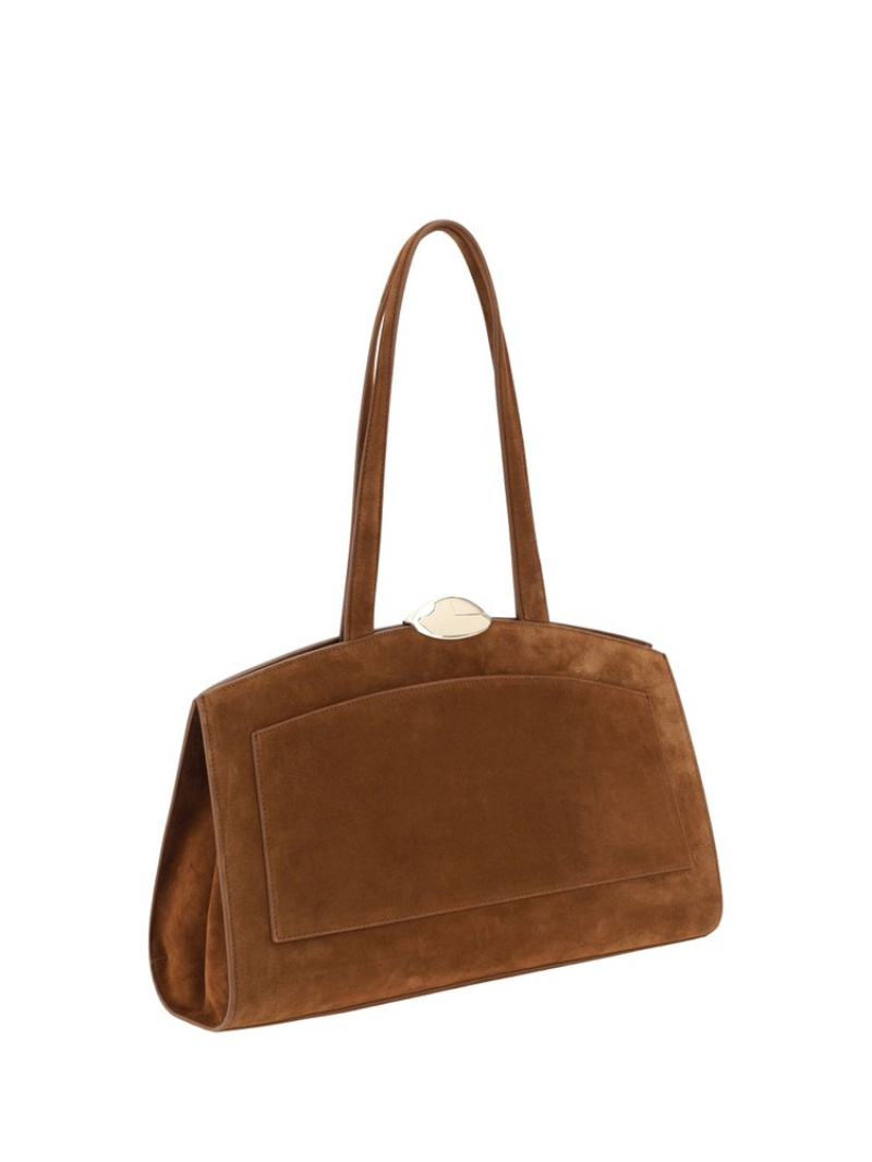 Benedetta Bruzziches Trapezoidal Handbag In Brown