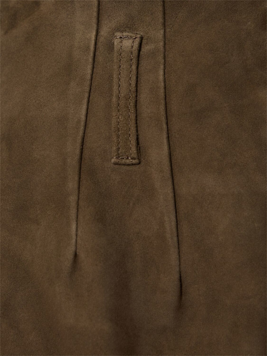THE FRANKIE SHOP LISE SUEDE SHORTS