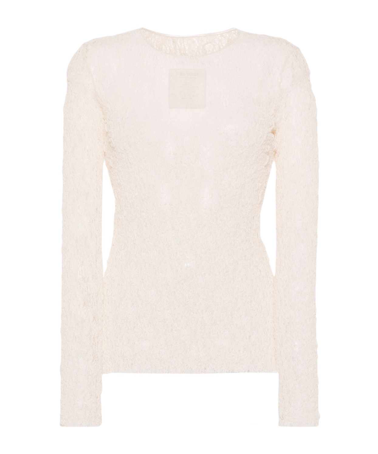 Uma Wang Teresa Round Neck Long Sleeves By  In White