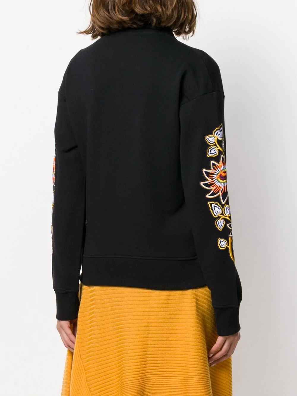 Kenzo Logo Zipper Casual Jacket In Black