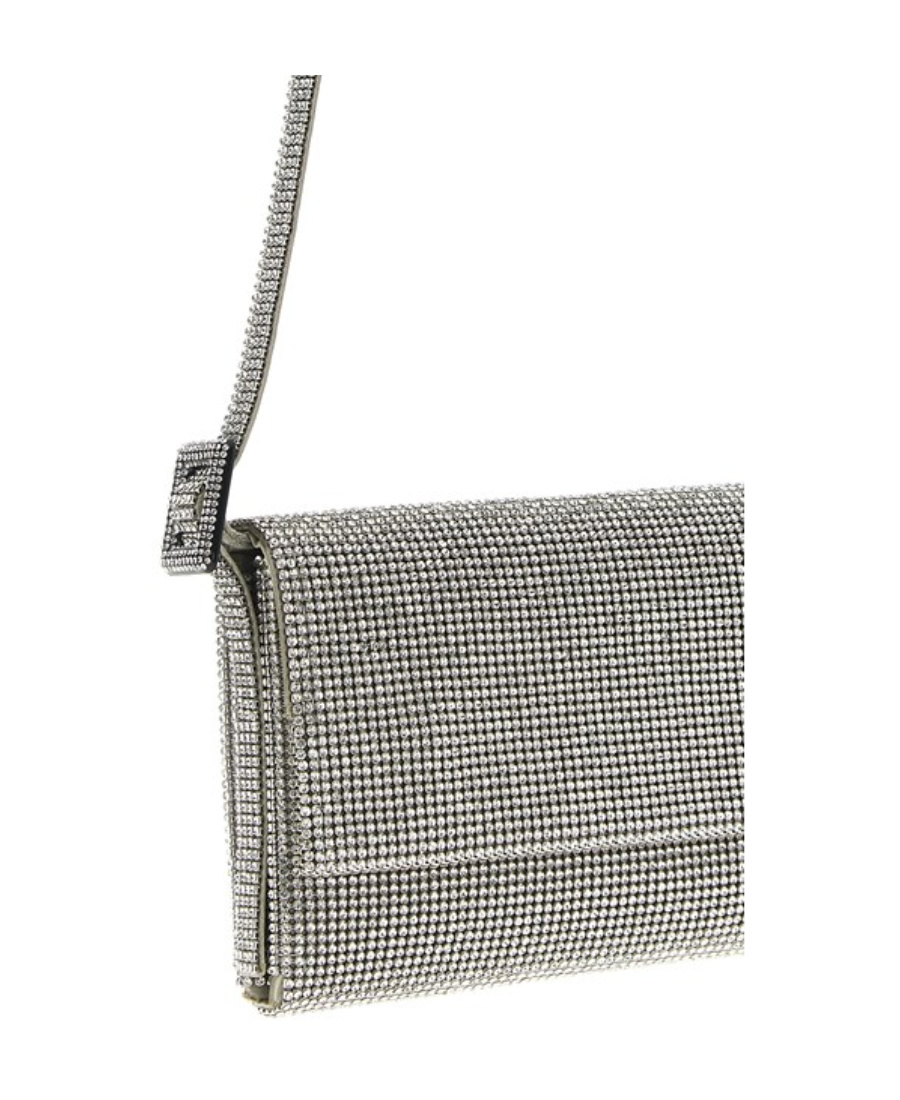 Benedetta Bruzziches Vittissima La Grande Crossbody Bag In Gray