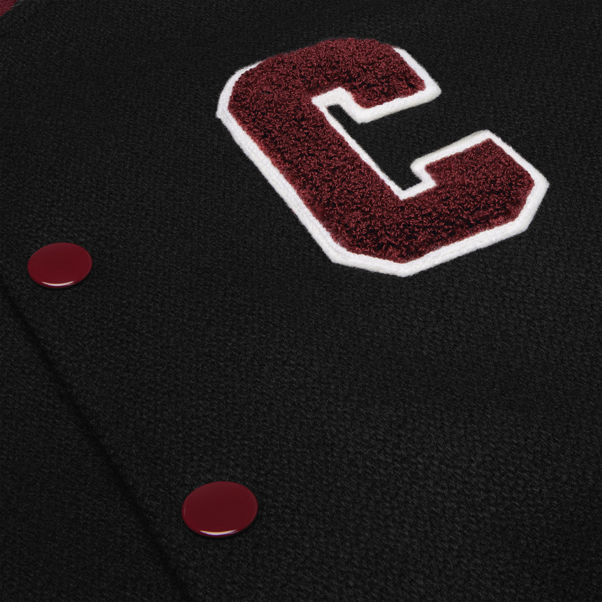 Celine Varsity Collegiate Bomber Jacket In Black