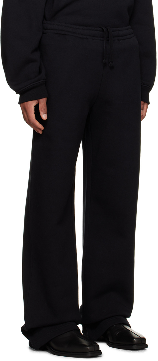 Y/project Logo Sweatpants In Black