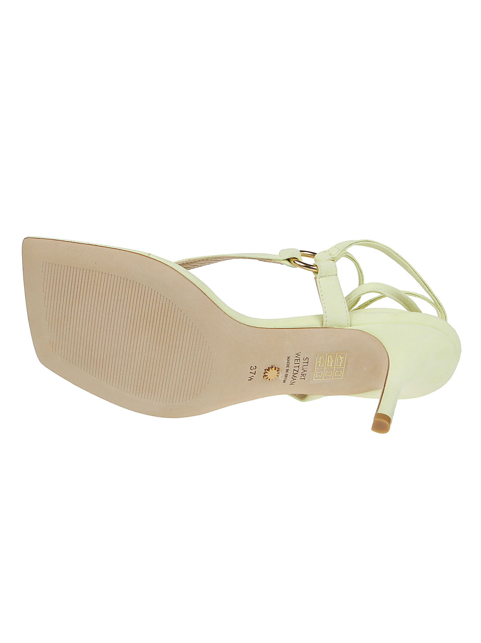 Stuart Weitzman Multi-tie High-heeled Sandals In Nude