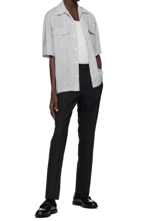 Amiri Lapel Short-sleeved Shirt In Multicolor