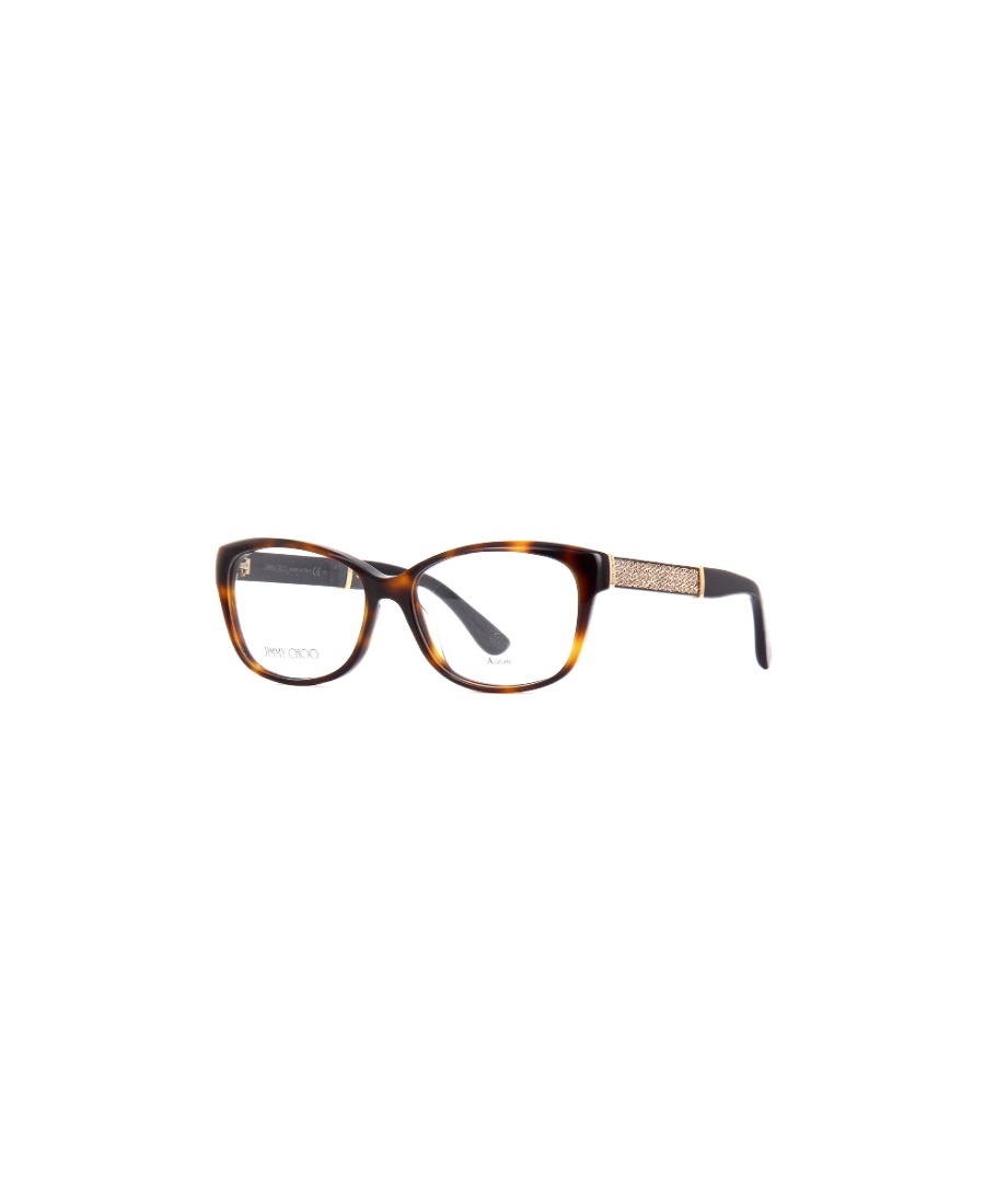 Jimmy Choo Eyewear Rectangular Frame Glasses In Multicolor