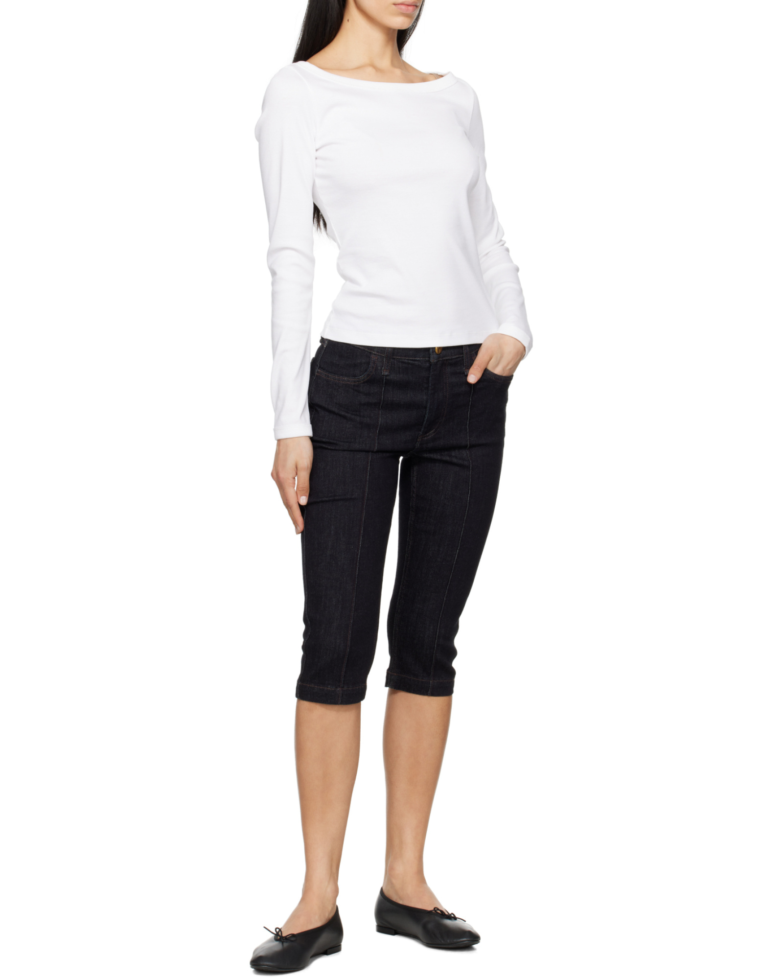 Rag & Bone Denim Shorts With Belt Loops