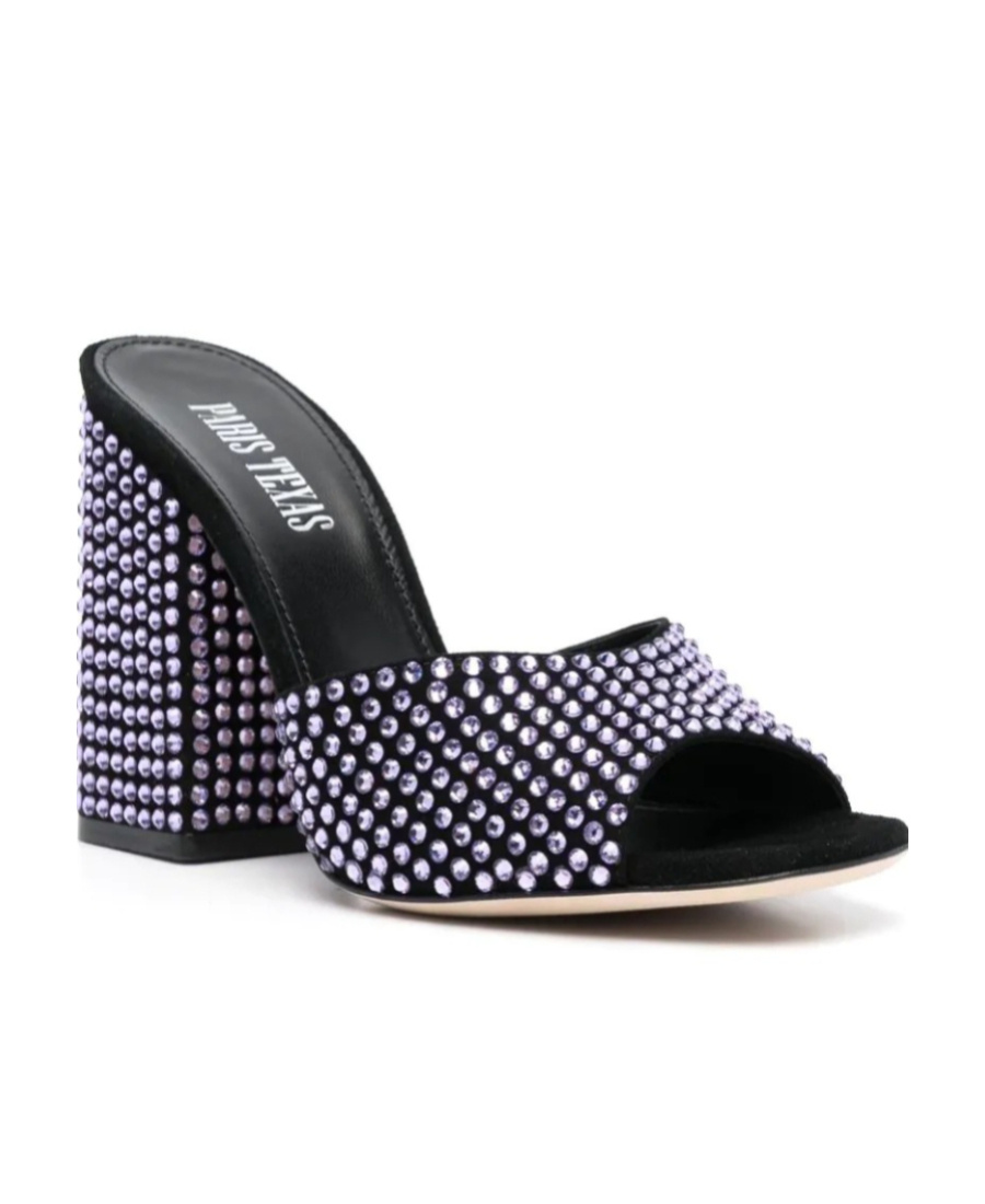 Shop Paris Texas Holly Anja 105mm Mules In Black