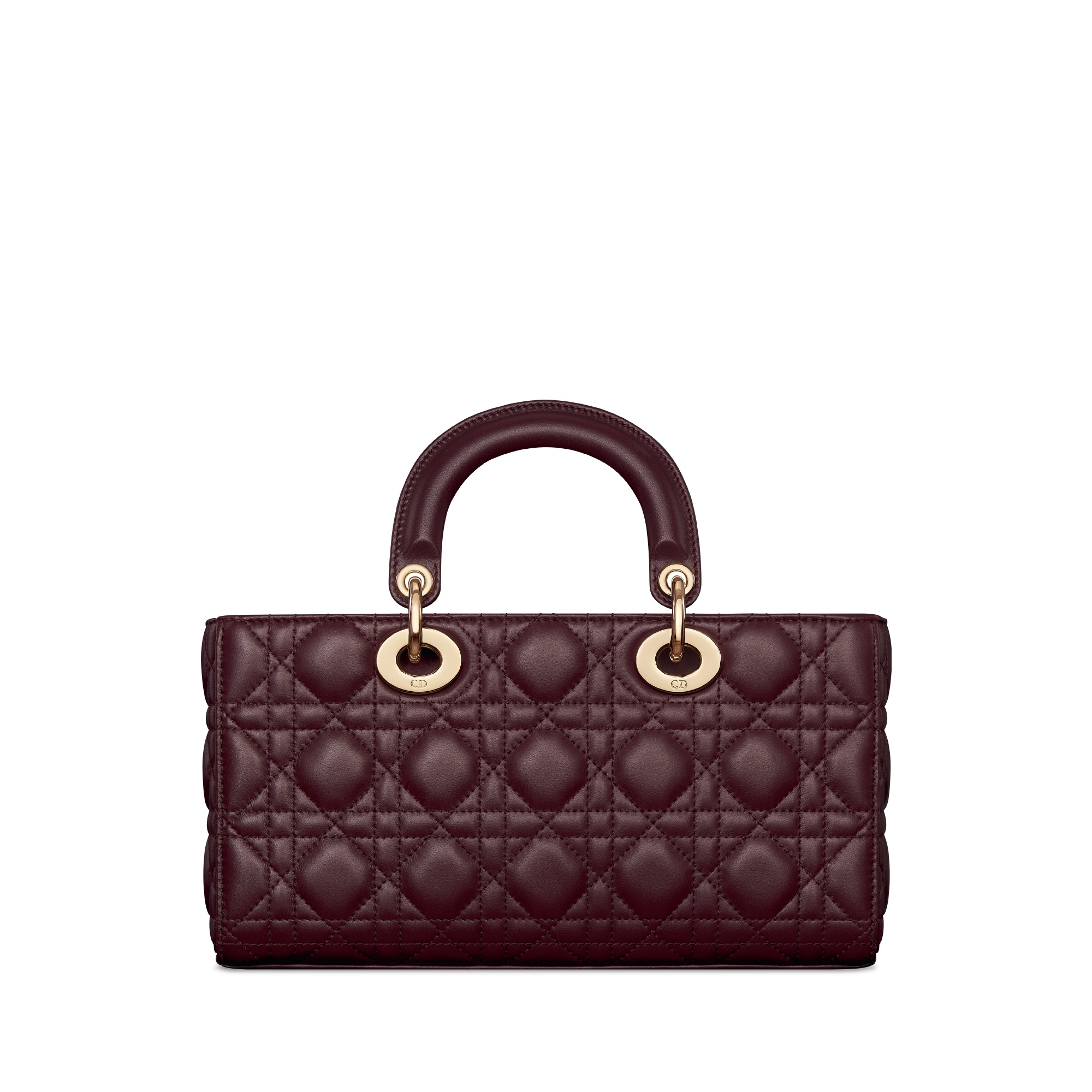Dior Sac Lady D-joy Medium In Burgundy