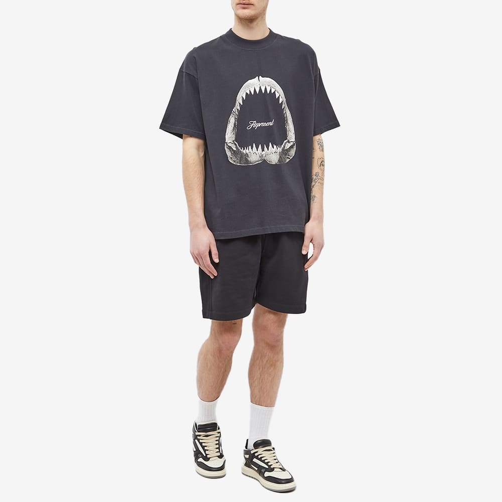 REPRESENT SHARK-PRINT COTTON T-SHIRT