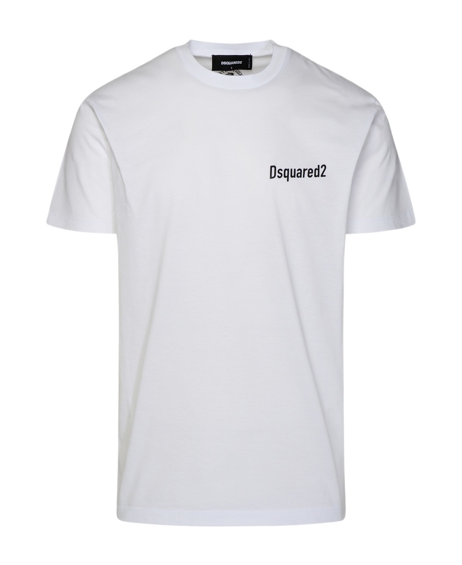 Dsquared2 Cool-fit T-shirt With Graphic Print In White