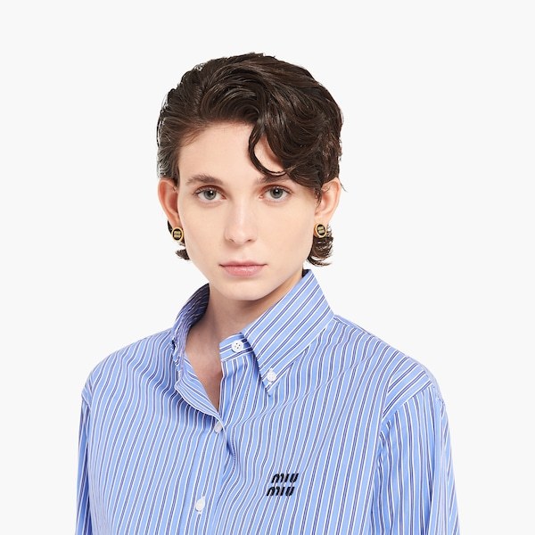 Miu Miu Enameled Metal Earrings