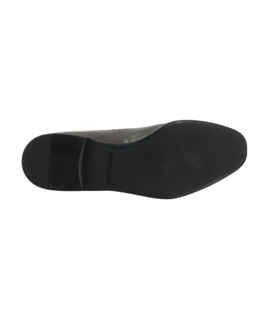 Emporio Armani Logo Business Casual Shoes In Black