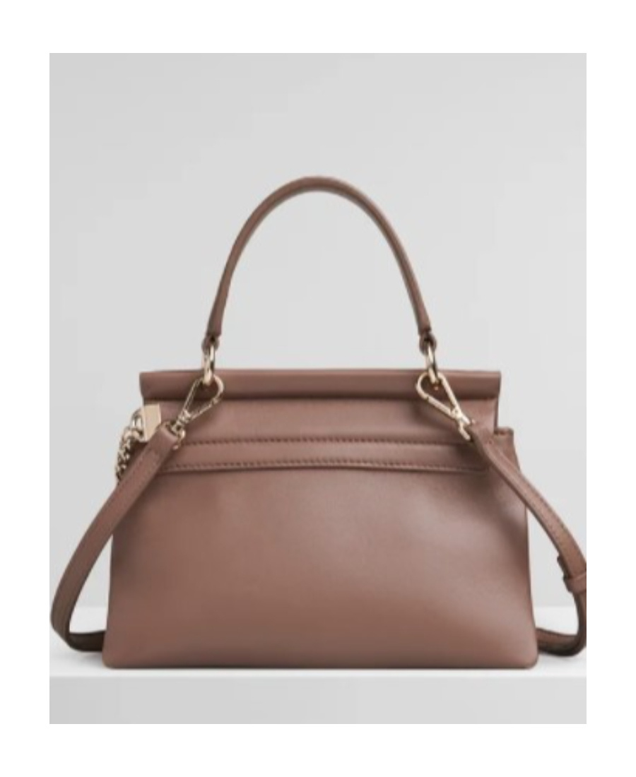 Chloé Small Faye Soft Top Handle Tote Bag In Brown