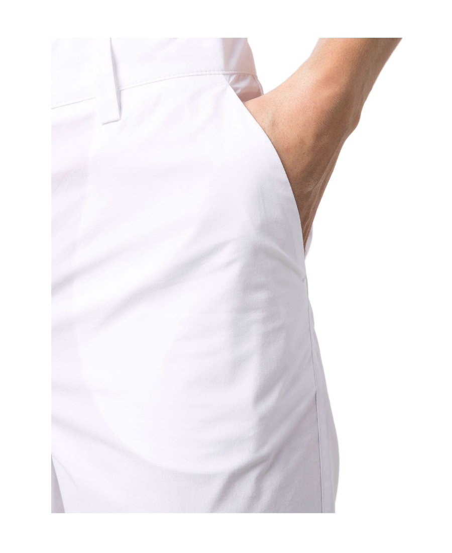 P.a.r.o.s.h . High-waist Tailored Cropped Trousers In White