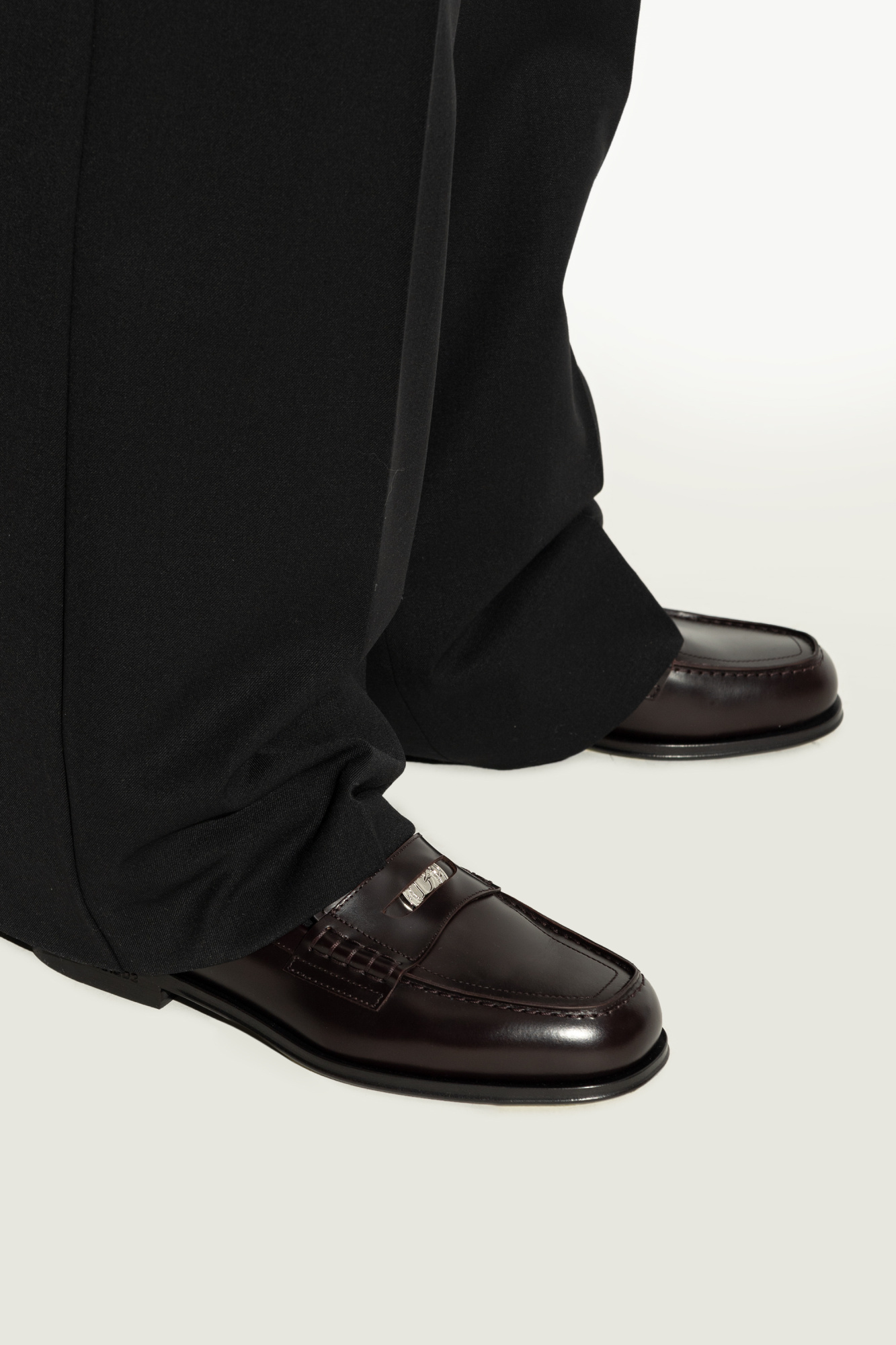 Shop Dsquared2 Leather Loafers