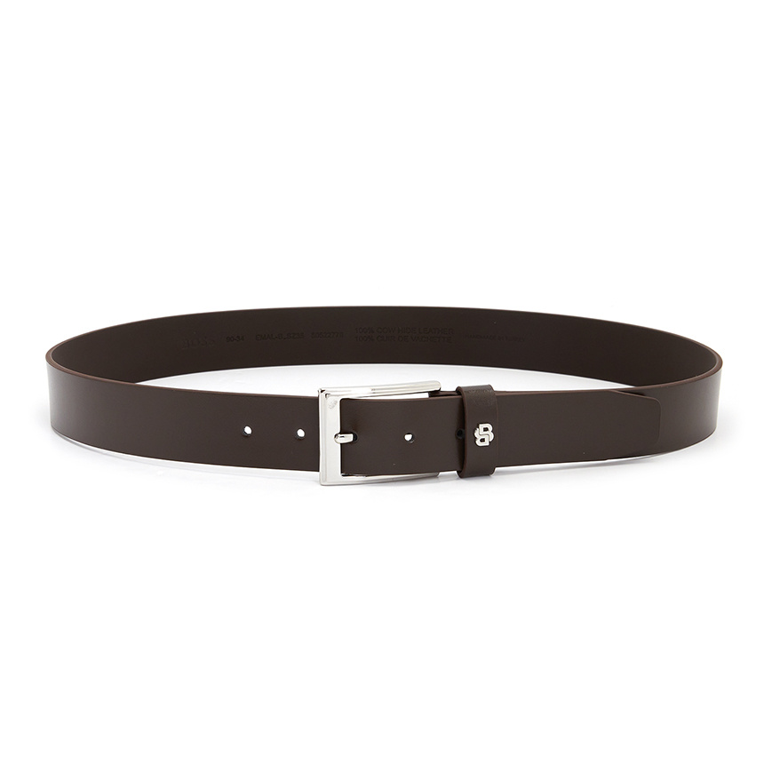 Hugo Boss Pin Buckle Belt In Brown