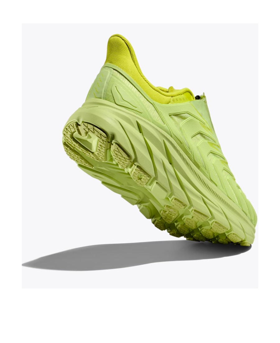 Hoka Zipper Closed Sneakers In Green